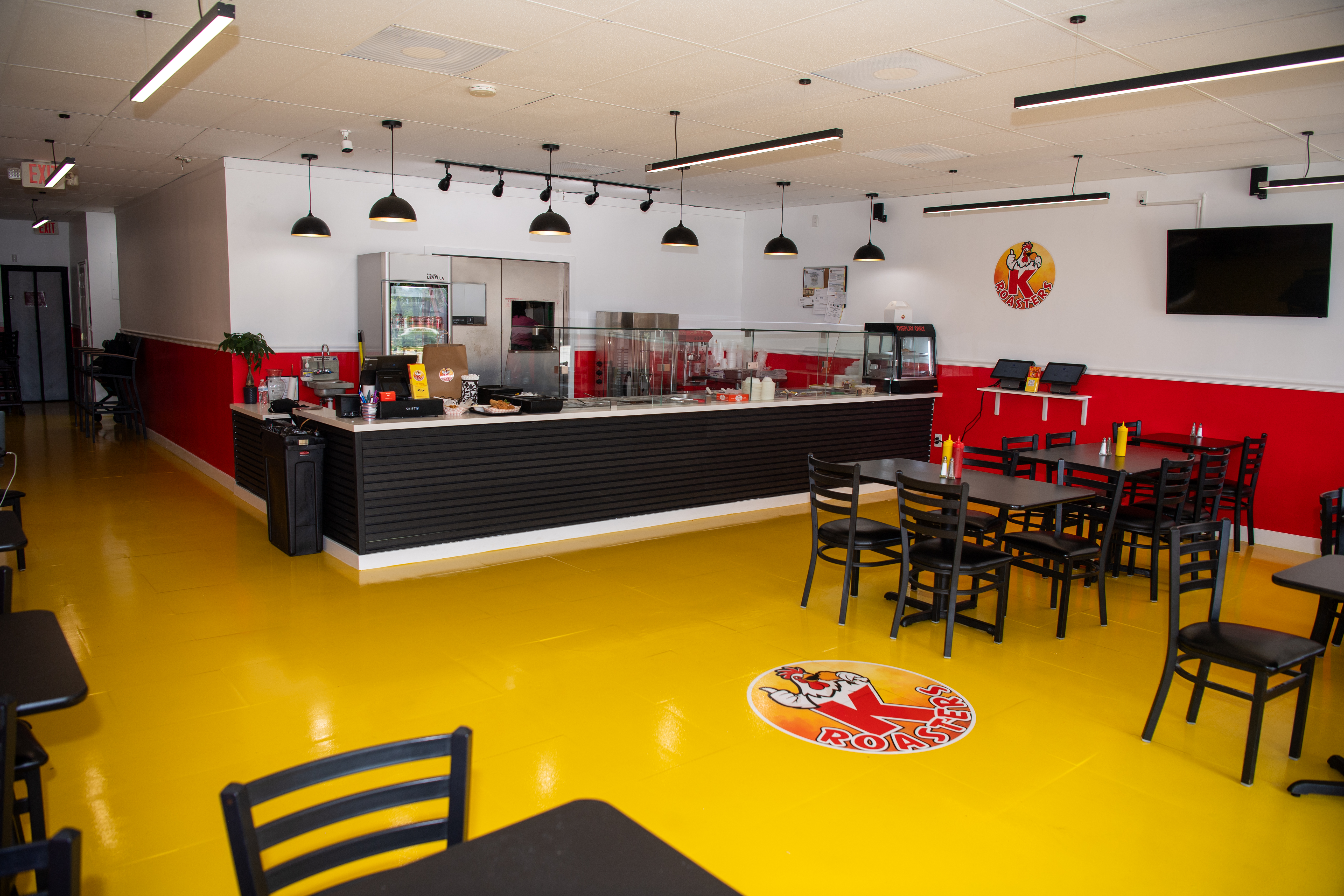 Professional photo of the Restaurant Interior from K Roasters.